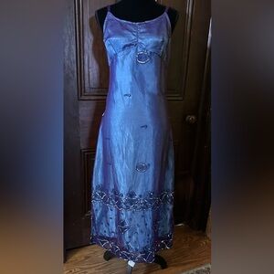 Boho vintage maxi made from sari fabric Small